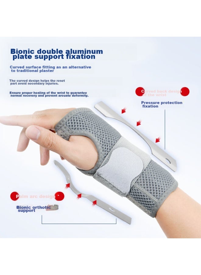 NAILEKESI N Nailikesi Wrist Joint Medical Fixation Steel Plate, Wrist Brace, Carpal Tunnel Syndrome Sprain Protector, Tendonitis Fracture Support Brace, Bandage  - Image 1