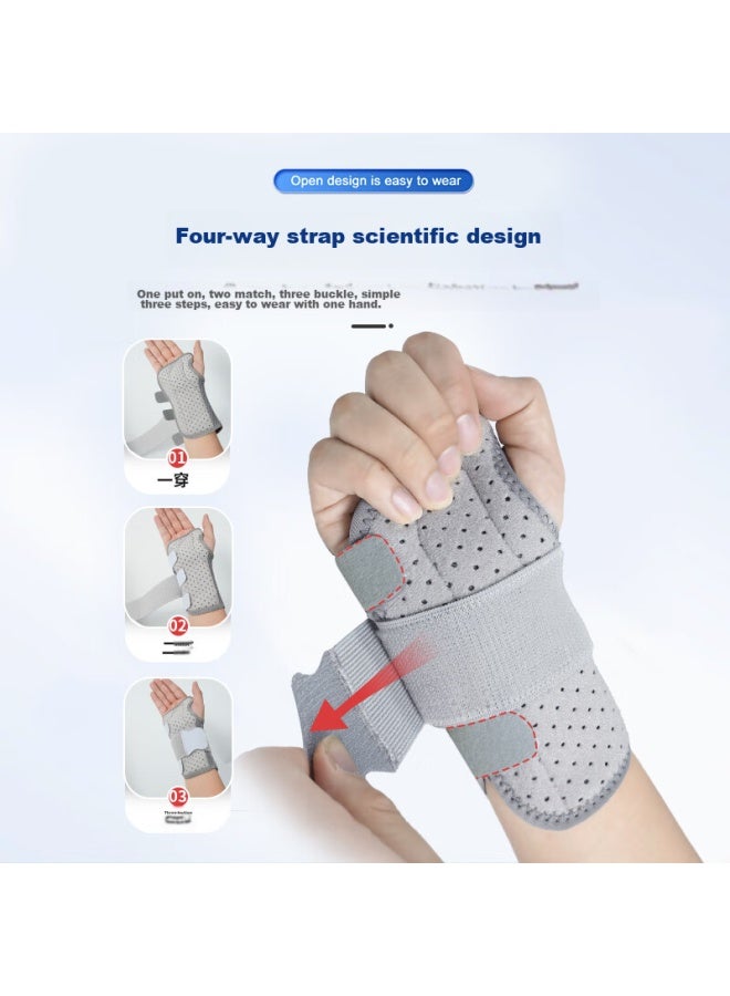 NAILEKESI N Nailikesi Wrist Joint Medical Fixation Steel Plate, Wrist Brace, Carpal Tunnel Syndrome Sprain Protector, Tendonitis Fracture Support Brace, Bandage  - Image 3