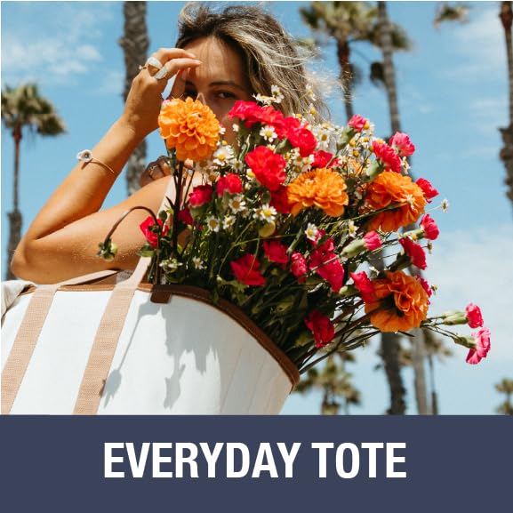 CleverMade Collapsible LUXE Tote, Geometric Taupe - 30L (8 Gal) Structured Tote Bag with Handles and Reinforced Bottom - Reusable Grocery Bag, Shopping Bag, Utility Tote Bag - Image 5