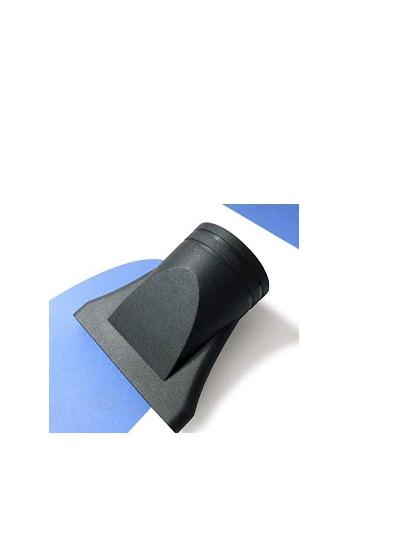 vipolish 2Pcs (Special for Hair Barber Shop) Plastic Salon Hair Dryer Nozzle Replacement Narrow Concentrator Replacement Blow Flat Hairdressing Hair Drying Nozzle for Outer Diameter 4.5cm (Black)  - Image 4