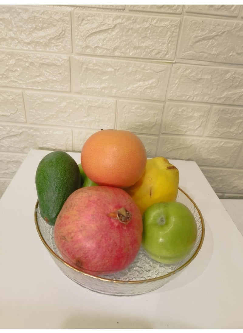 Gold Serving Plate - Presentation Plate Fruit Plate Salad Plate - pzsku/Z6EEA37B088434CBDB69CZ/45/_/1725792790/205211a4-b0e2-4d56-8295-fd96904f2d94