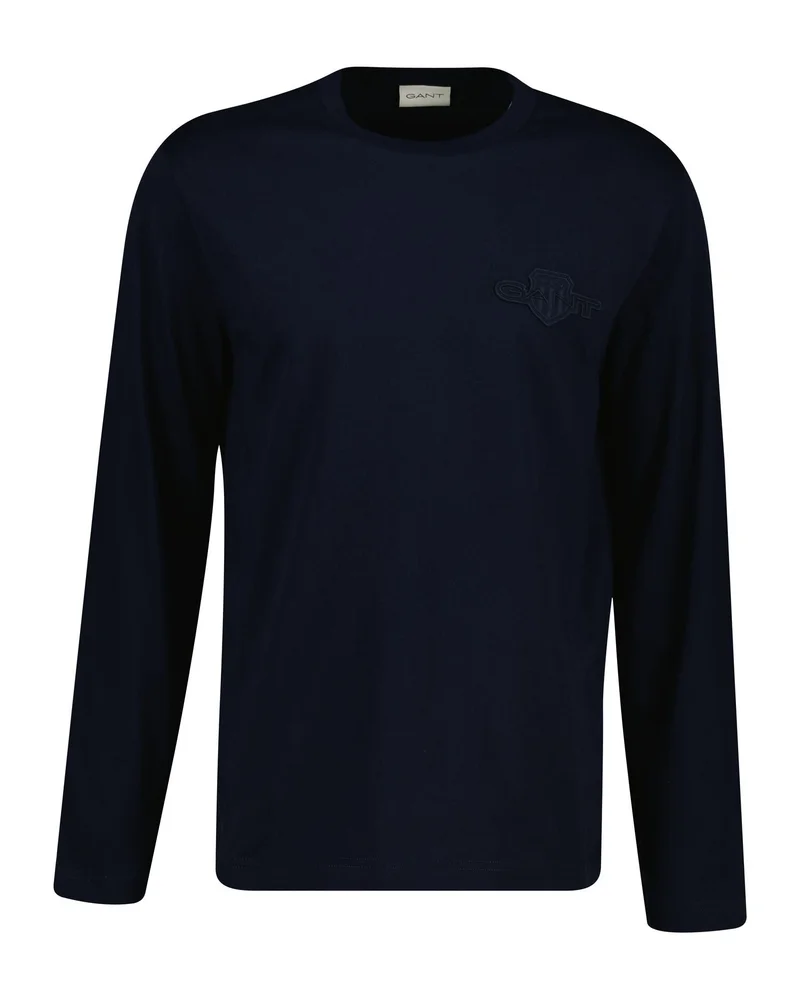 Regular Tonal Shield Long Sleeve T-Shirt