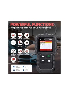 Launch LAUNCH Creader 3001 OBD2 Scanner Automotive Car Diagnostic Check Engine Light O2 Sensor Systems OBD Code Readers Scan Tool for All OBDII Protocol Cars Since 1996  - Image 3