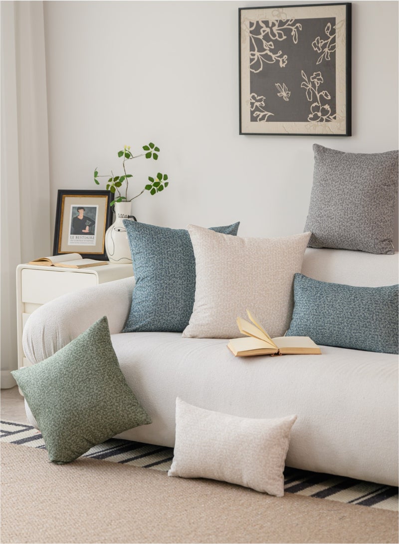 a moment a moment Blue Couch Throw Pillow Covers 45x45 CM for Couch Bed Sofa Decorative Pillows Cushion Covers Two-tone Color Twill Pack of 2 Modern Pillows for Sofa Bedroom  - Image 4