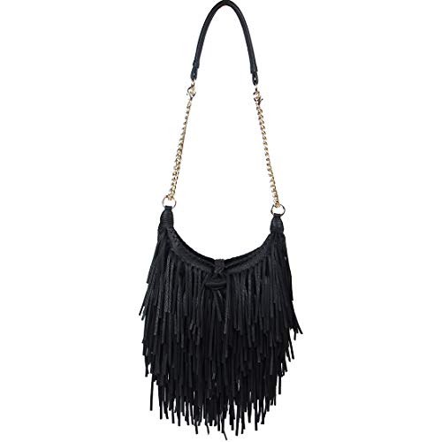 Lanpet Women Fringe Tassel Cross Body Bag Leisure Shoulder Bag - Image 1
