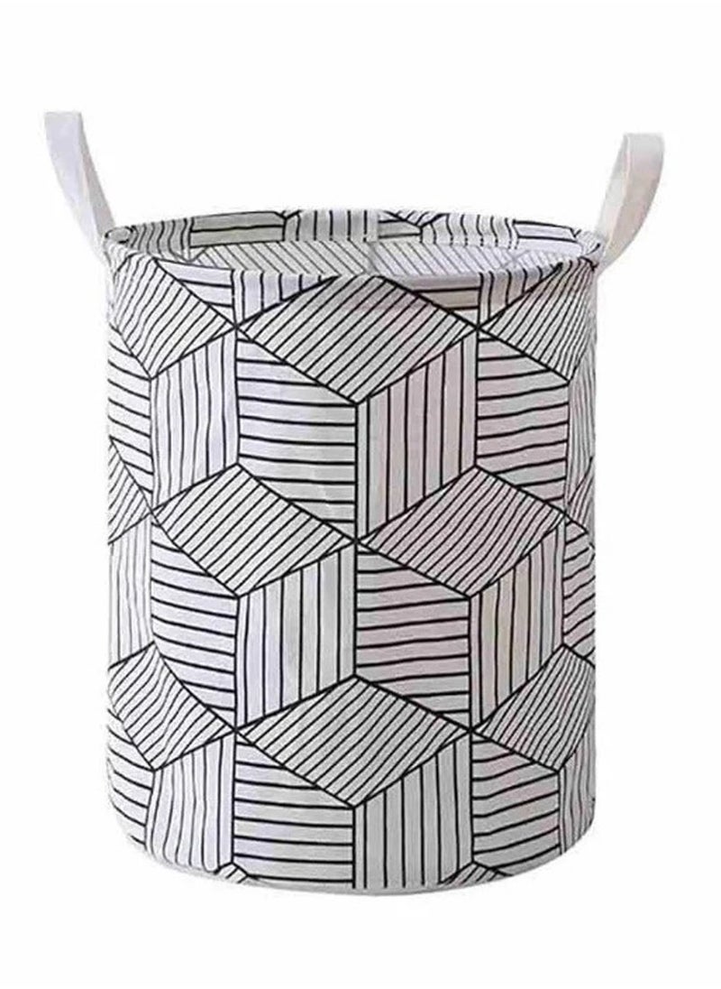 TYCOM Large Laundry Basket Canvas Storage Bins Baby Nursery Hamper for Boys and Girls Toy Box Gift Baskets for Home Office Home Decor Diamond. 