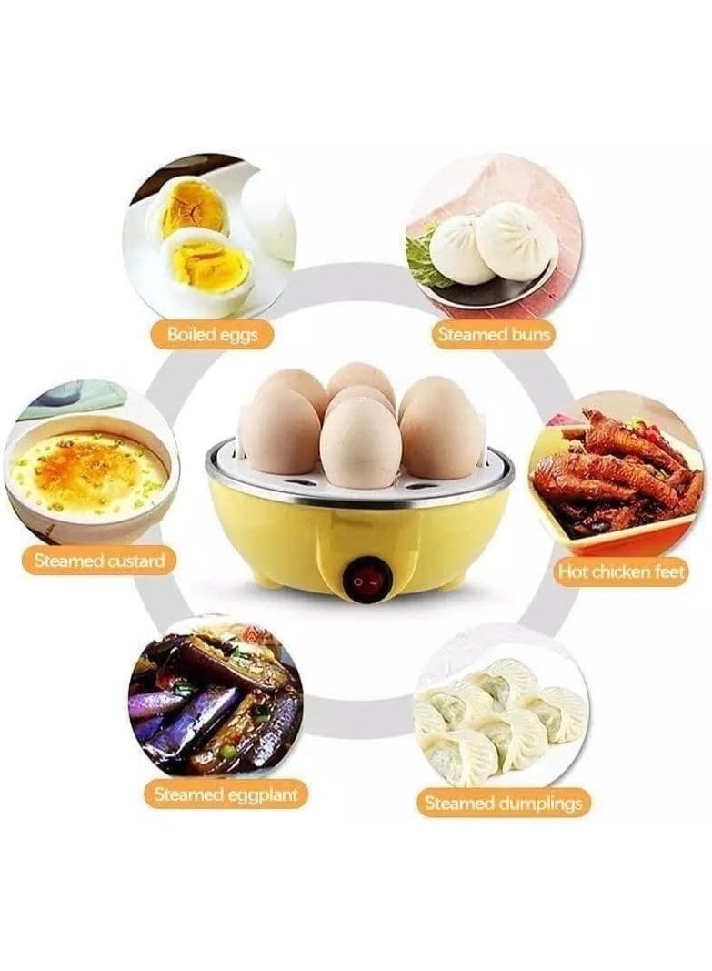 Fast Electric Egg Cooker with 7 Egg Capacity - Steam, Boil, Boil, Beat, and Make Omelette with Ease | Classic mint finish, BPA free, auto shut-off, measuring cup included, 350W, 220V - Image 3