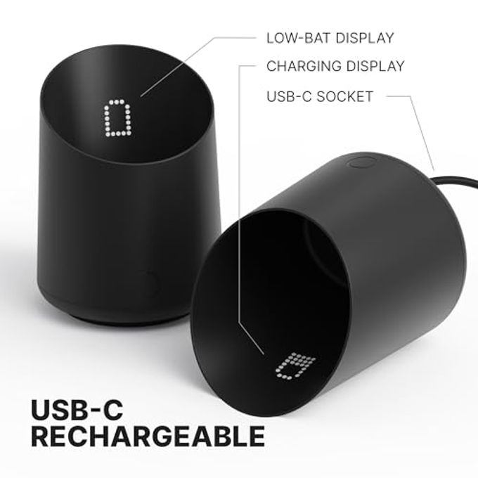 subminimal Subscale Digital Dosing Cup With Led Display  Sleek & Precise Coffee Bean Weight Scale Dosing & Brewing Coffee Accessories, Perfectly Measures Coffee Grounds For Coffee Espresso Black - Image 3
