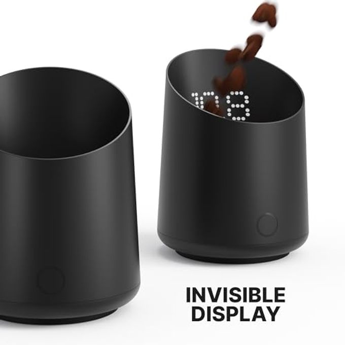 subminimal Subscale Digital Dosing Cup With Led Display  Sleek & Precise Coffee Bean Weight Scale Dosing & Brewing Coffee Accessories, Perfectly Measures Coffee Grounds For Coffee Espresso Black - Image 2