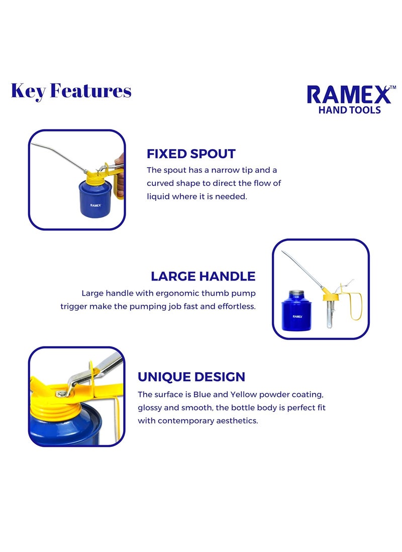 Ramex RAMEX 9pc Hex Allen Key Set In Plastic Box Size 15 2 25 3 4 5 6 8 10 Oil Can For Vehicles 12 Pint Capacity Glossy Blue Yellow  - Image 4