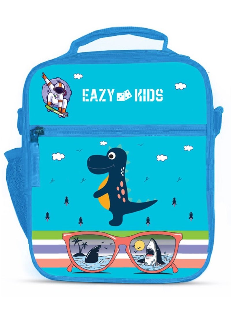 Eazy Kids Eazy Kids - Bento Lunch Bag - Dino Blue  - Image 1