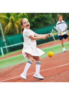 General 2 Pairs of Soccer Socks for Kids, Sports Socks for Unisex Long Sports Socks Breathable socks for running, hockey, football, rugby, training for boys and girls aged 5-12 years  - Image 2