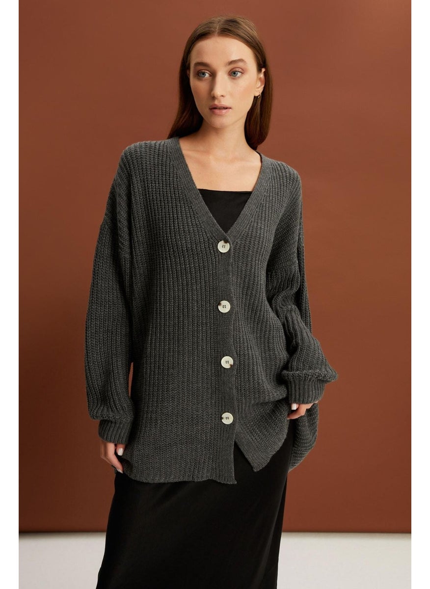 Alexander Gardi Buttoned Long Knit Cardigan (B22-5755-STD)  - Image 4