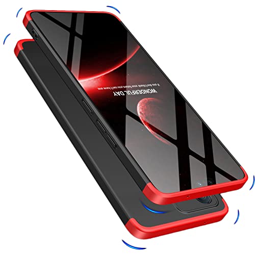 Kapa Double Dip Full 360 Protection Back Case Cover for Vivo V23 (5G) (Red, Black) - Image 1