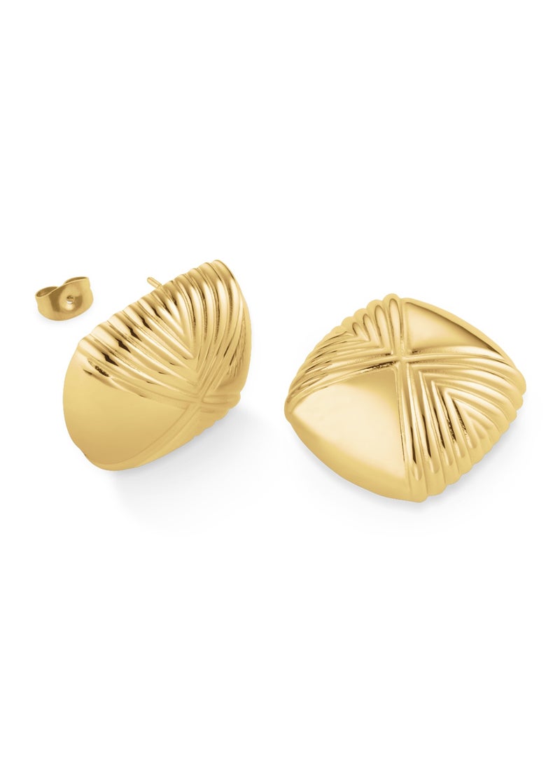 RoseField Rosefield Modern Vintage Edged Studs - JEESG-J962  - Image 2