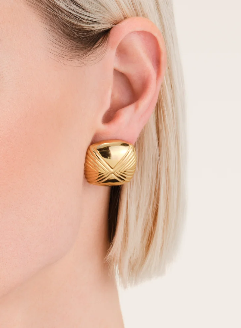 RoseField Rosefield Modern Vintage Edged Studs - JEESG-J962