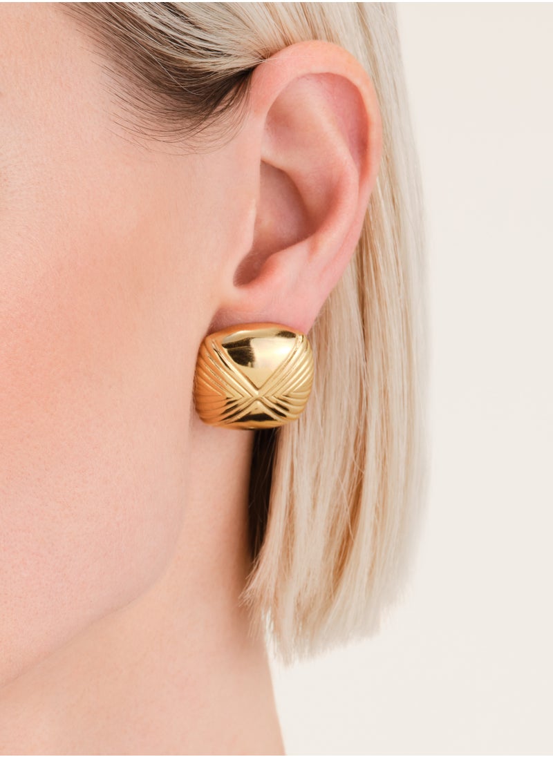 RoseField Rosefield Modern Vintage Edged Studs - JEESG-J962  - Image 3