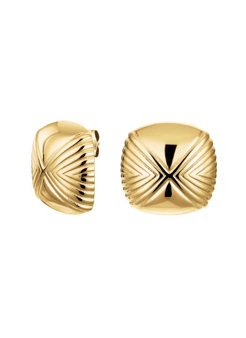 RoseField Rosefield Modern Vintage Edged Studs - JEESG-J962  - Image 1