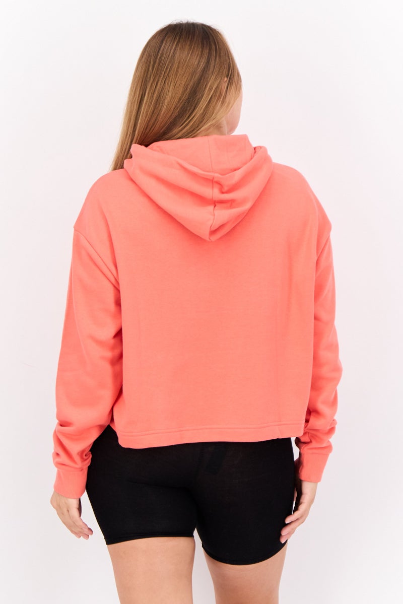 PUMA Women Sportswear Fit Long Sleeve Outdoor Sweatshirt, Coral - Image 3