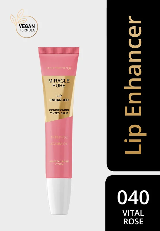 Max Factor Miracle Pure Lip Enhancer Hydrating Lip Balm - 040 - Vital Rose