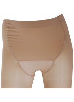 Truform Sheer Maternity Pantyhose, 15-20 mmHg Compression, Tummy Support, 20 Denier, Beige, X-Tall  - Image 5