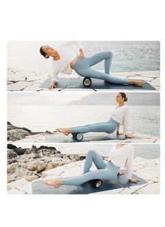 MahMir Eva Foam Roller For Yoga, Deep Tissue Massage, Stretching, Physical Therapy, Relieve Stress, Improve Mobility With Foam Roller For Legs And Muscles - Deep Tissue Massage Tool (Green)  - Image 4