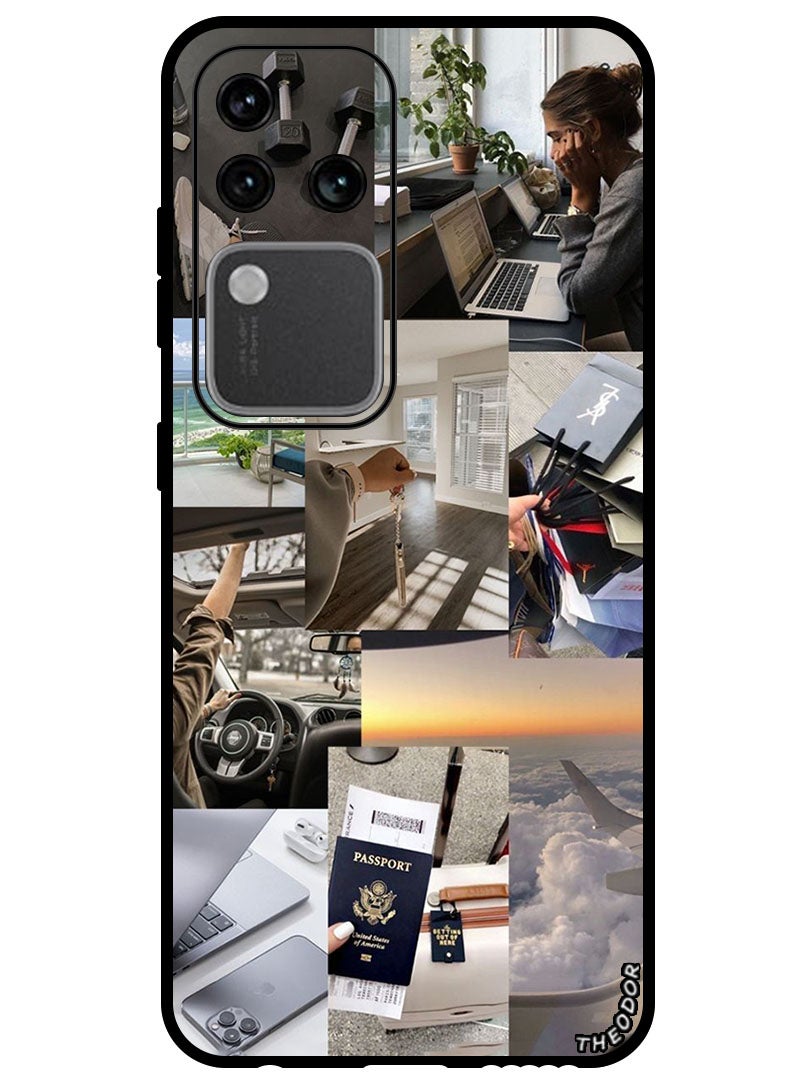 Theodor Protective Case Anti Scratch Shock Proof Bumper Cover For Vivo S18 Pro collage 3 - Image 1