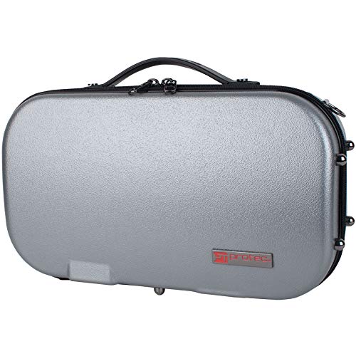 Protec Micro-Sized ABS Protection Clarinet Case, Silver (BM307SX) - Image 1