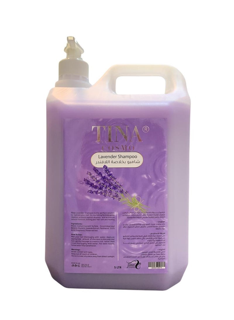 Tina Cosmo Lavender Feel Fresh Shampoo - 5 Liter 