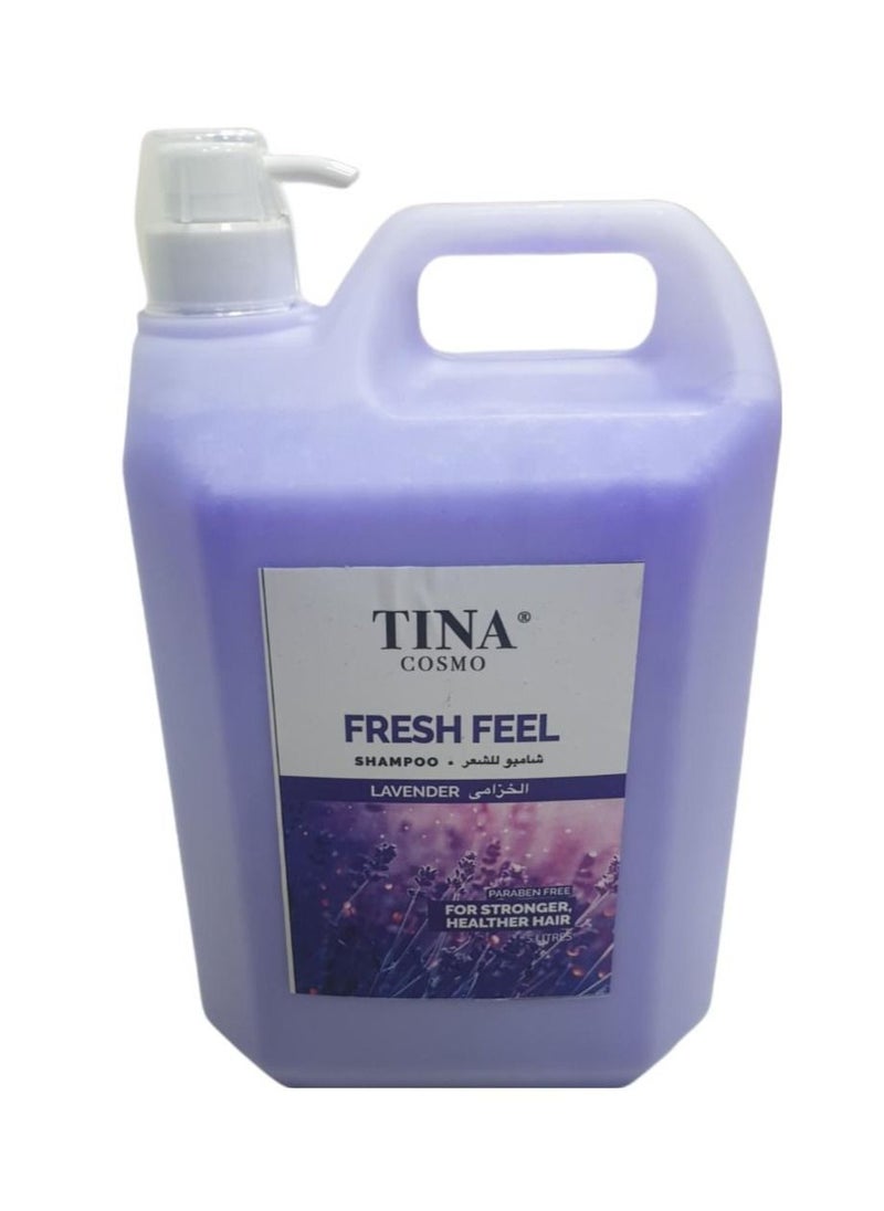 Tina Cosmo Lavender Feel Fresh Shampoo - 5 Liter  - Image 2