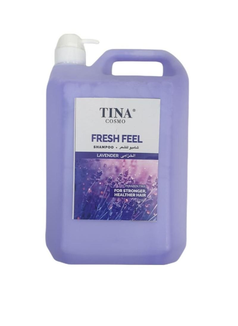 Tina Cosmo Lavender Feel Fresh Shampoo - 5 Liter  - Image 1