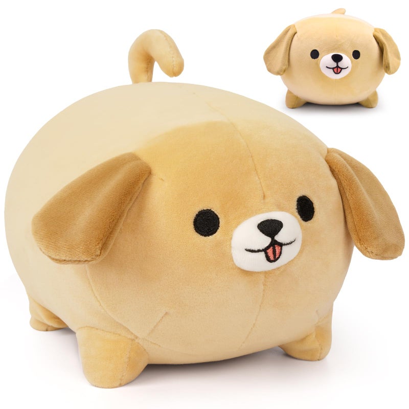 Leokawin Dog Plush Pillow 15Inch Cute Big Dogs Stuffed Animal Toy Soft Sleep Hugging Pillow Dog Plushies Doll Toy Gift for Kids Girlfriend Boys - Image 1