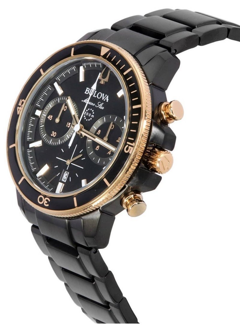 Bulova Marine Star Chronograph Quartz Diver's 98B302 200M Men's Watch - Image 4