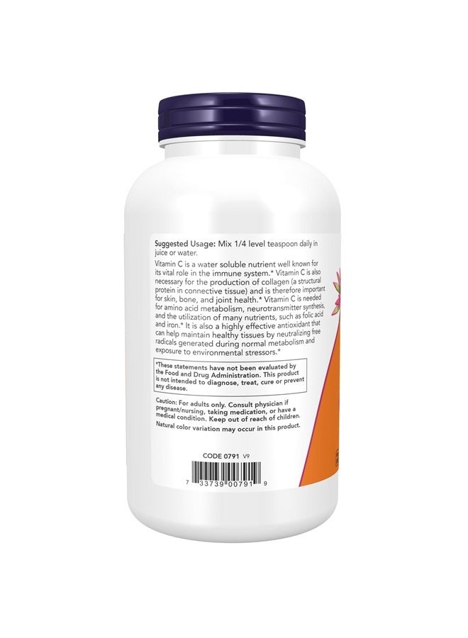 now Supplements, Vitamin C Crystals (Ascorbic Acid) Powder , Antioxidant Protection*, 1-Pound - Image 3