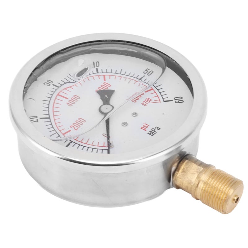 M20x1 CO2 Cylinder Pressure Gauge 8700 PSI Carbon Dioxide Gas Pressure Meter - Image 5