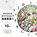 Purdicra Wooden Jigsaw Puzzles Embroidered Hummingbird Wooden Puzzles for Adults with Unique Shape Adult Jigsaw Puzzle Birthday Gifts for Adults 132x134 290pcs - Image 4