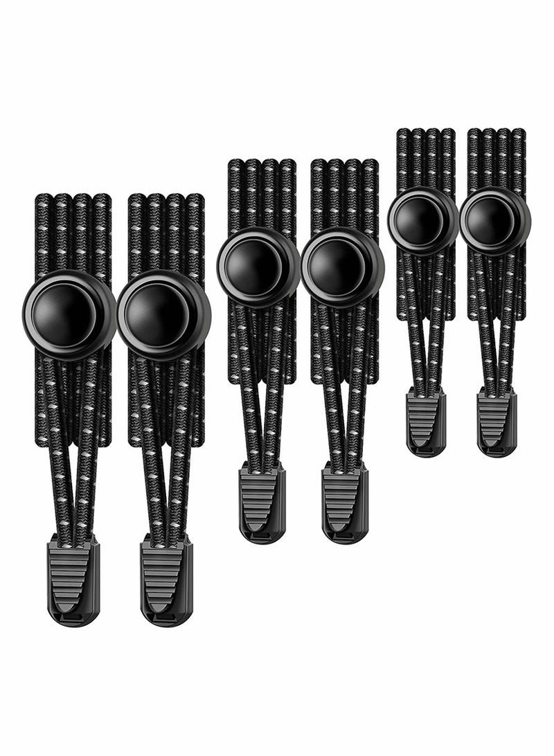 KASTWAVE Reflective Elastic No Tie Shoelaces - Heavy Duty, Perfect for Kids & Adults, Easy to Use for All Footwear - Image 1