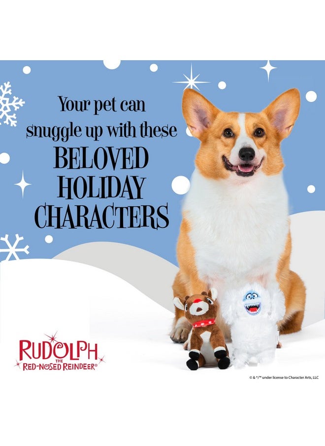 Rudolph Rudolph The Red-Nosed Reindeer Toys for Dogs - Rudolph & Bumble Dog Toys; Plush Rudolph Squeaker Dog Toys, Holiday Toys for Pets, Christmas Dog Toys, Dog Toys for Christmas, 6 Inch - 2 Pack  - Image 2