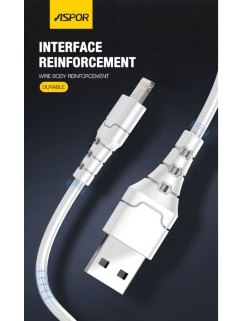 Aspor A102 1M Type-C 3A Fast Charge Cable - Image 3