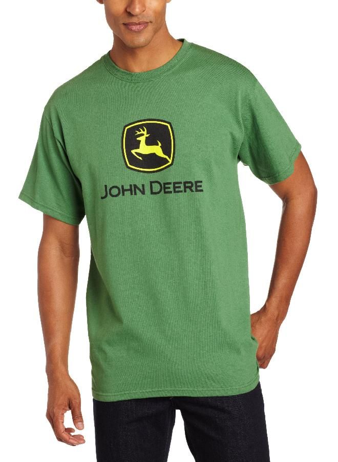 John Deere John Deere Logo T-Shirt- Men's- John Deere Green, Large  - Image 3
