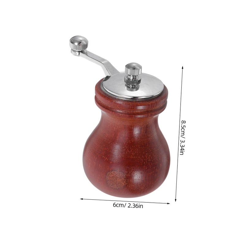Wooden Manual Salt Pepper Grinder Ceramic Core Compact Kitchen Spice Mill Tool - Image 3