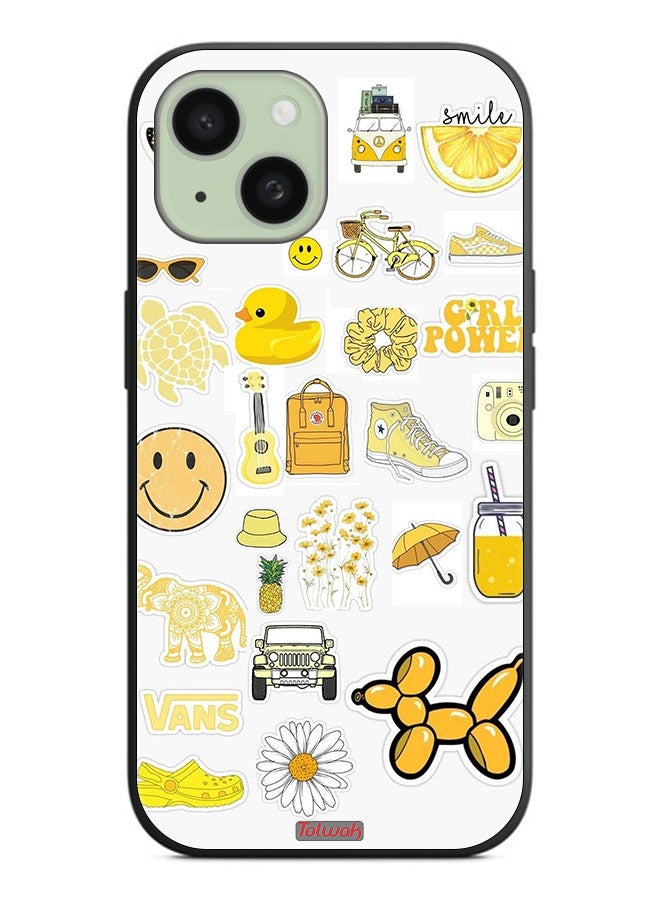 Tolwak Apple iPhone 15 Plus Protective Case Cover Girly Tags - Image 2