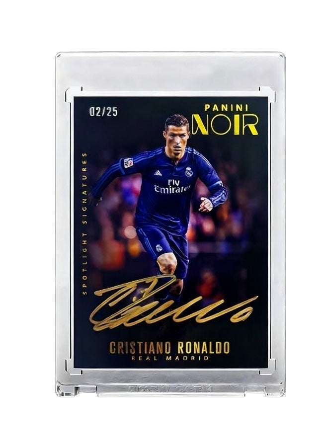 بانيني بطاقة كرة قدم بتوقيع كريستيانو رونالدو، بطاقة تداول موقعة فردية، إصدار للمجمعين، تذكارات وبطاقات رياضية لعشاق كرة القدم وهواة الجمع - Image 1