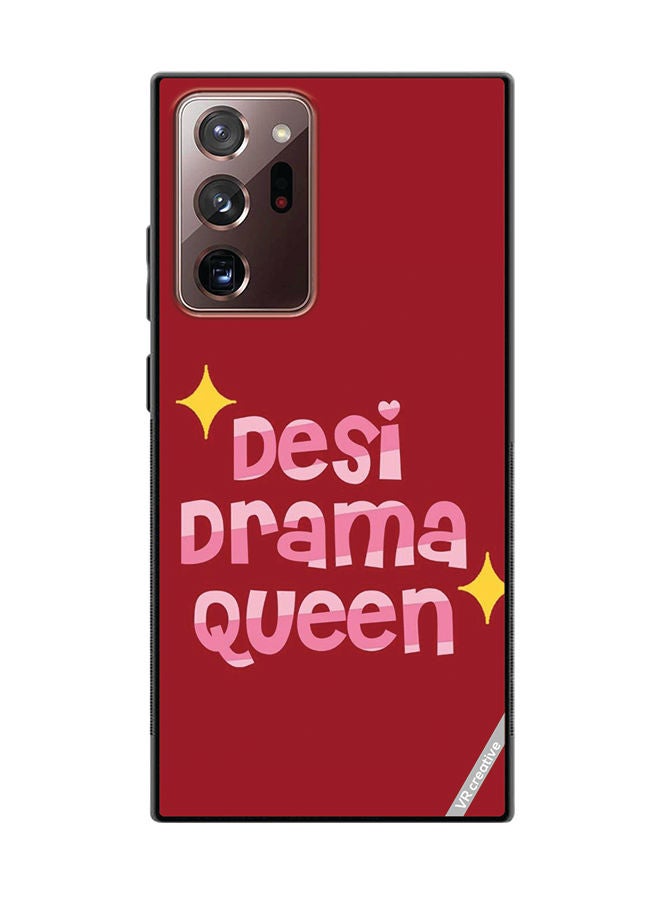 VR CREATIVE Protective Case Cover For Samsung Galaxy Note20 Ultra 5G Desi Drama Queen Design Multicolour - Image 1
