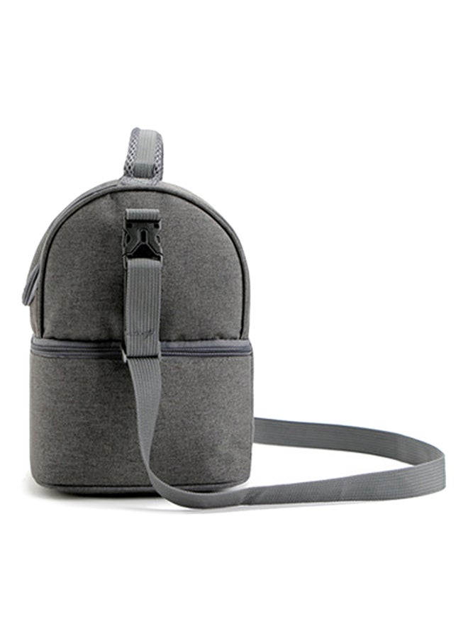 Halamodo Insulated Lunch Bag, Multi-Function Double Decker Keep-warm Lunch Case,Durable Reusable with Adjustable Strap for Adult Work Picnic Travel Meal Prep - Image 3