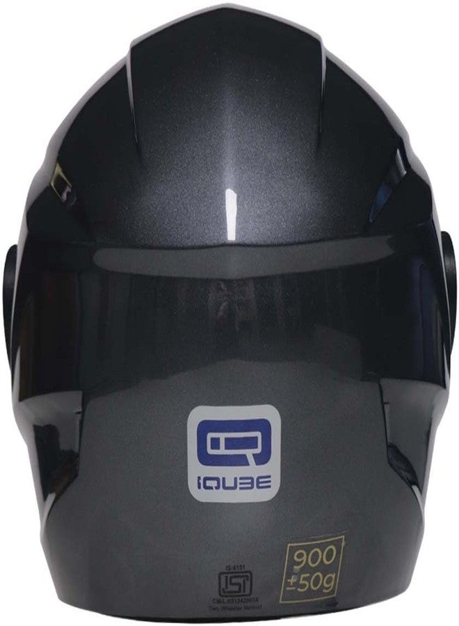 تي فيز خوذة TVS Iqube HF ARC M رمادي مقاس كبير جدًا - Image 5