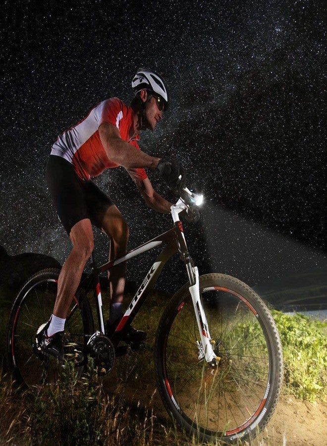 DCZ 2-in-1 Rechargeable Cycle Light (3 Modes) Rechargeable Waterproof (140 dB) with Horn Cycle LED Front Light | Cycle Bell - Image 5