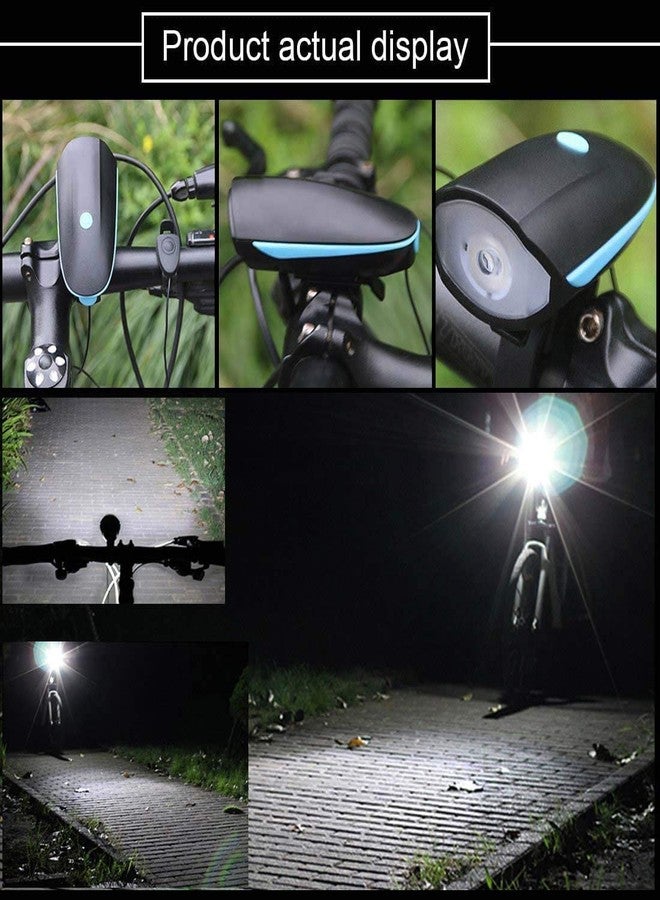 DCZ 2-in-1 Rechargeable Cycle Light (3 Modes) Rechargeable Waterproof (140 dB) with Horn Cycle LED Front Light | Cycle Bell - Image 3