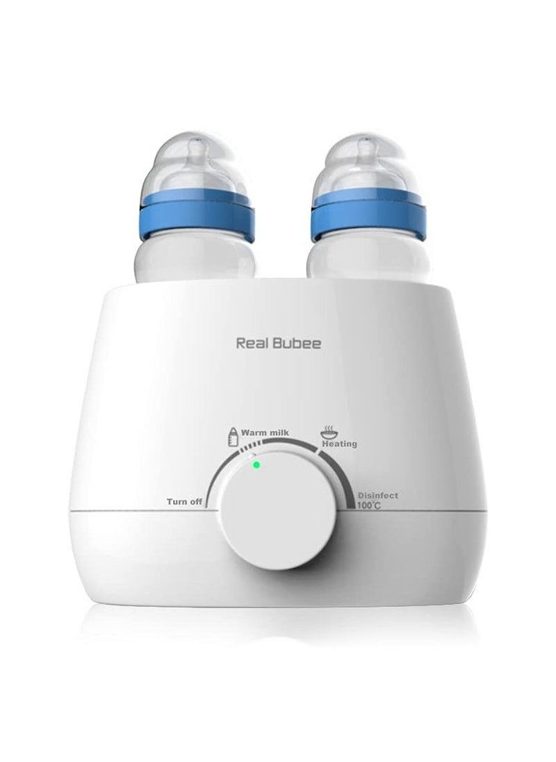 BLOOMING TIME Multifunctional Baby Double Bottles Milk Water Warmer Baby Food Heater Steam  - Image 1