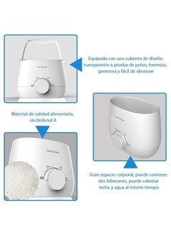 BLOOMING TIME Multifunctional Baby Double Bottles Milk Water Warmer Baby Food Heater Steam  - Image 2